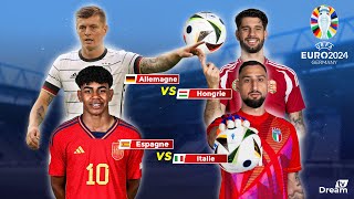 EURO 2024  ALLEMAGNE VS HONGRIE ET ESPAGNE VS ITALIE ANALYSE PRÉDICTION ET PRONO [upl. by Salzhauer]