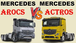 ALL NEW Mercedes AROCS Vs Mercedes ACTROS  Which one is better [upl. by Pamela415]