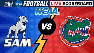 Samford Bulldogs vs Florida Gators  NCAA Football Live Scoreboard [upl. by Lilyan417]