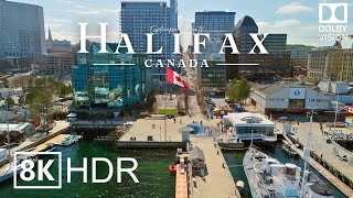 Halifax Canada 🇨🇦 in 8K ULTRA HD HDR 60 FPS Dolby Vision™ Drone Video [upl. by Merkle]