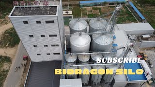 Supporting System of Grain Steel Silo WA 13373703313 bidragonsilos [upl. by Ueihttam]