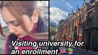 Visiting university for an enrollment 🇬🇧  A day well spent in UK✈️ [upl. by Ynehteb]