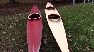 Classic Kayak Restoration Project  Struer Cirrus K2  Struer Slender K1 [upl. by Danila]