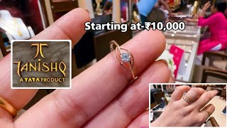 Tanishq Diamond Finger Ring starting at₹10000diamond finger ring with pricediamond ringsdeeya [upl. by Bruni]