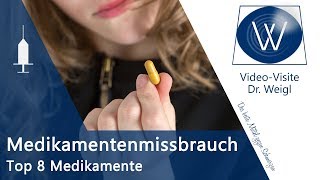 Sucht amp Medikamentenabhängigkeit Die Top 8 Medikamente von Nasenspray über Schlafmittel bis Opiate [upl. by Adnarim]