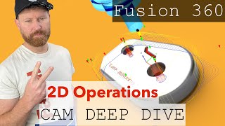 Mastering 2D CAM Operations Fusion 360 CAM Tutorial [upl. by Eerised257]