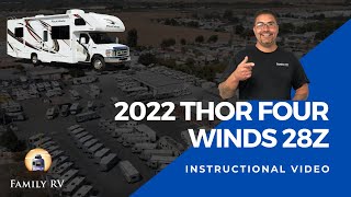 2022 Thor Four Winds 28Z Walkthrough amp Instructional Video Family RV [upl. by Aihseit]