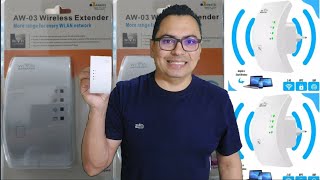 Repetidor wifi AW03 Wireless Extender como configurar facilmente [upl. by Tessi910]