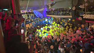 ICON OF THE SEAS 71324 Balloon drop [upl. by Pammi]