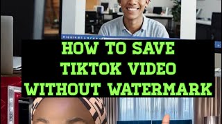 How to save tiktok video without watermark Easy [upl. by Mic]