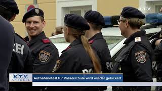 Aufnahmetest für Polizeischule wird wieder gelockert [upl. by Eniaj]