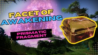 How to unlock Facet of Awakening in Destiny 2  Memory Refractions of light chest location [upl. by Annaeiluj]