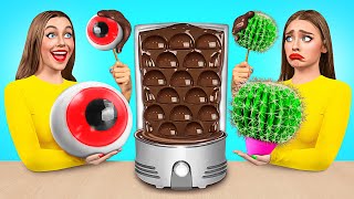 Chocolate Fountain Fondue Challenge  Food Battle by TeenDO Challenge [upl. by O'Driscoll]