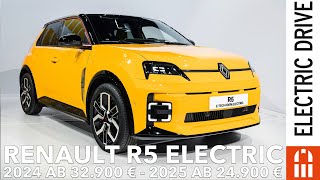 Renault R5 Electric ab 32900 Euro mit großem Akku Ab 2025 wird es günstiger Electric Drive News [upl. by Aenad451]