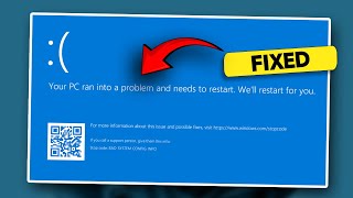 FIX Windows Ran Into a Problem and Needs to Restart Windows 1110 [upl. by Nino746]