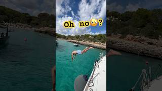 Cala Sa Nau Mallorca epic jump [upl. by Hagile870]