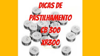 Como fazer o cálculo das pastilhas de válvulas xre300 e cb300 [upl. by Lam]