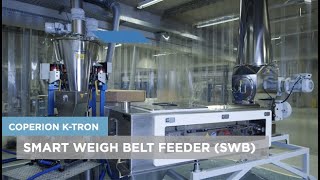 Coperion K Tron Smart Weigh Belt Feeder SWB  Gentle Gravimetric Feeding [upl. by Gawen]