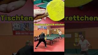 AbwehrAntispinAngriff mit Brettchen ist alles MÖGLICH 😎🔥 tabletennis sports pingpong shorts [upl. by Losyram]