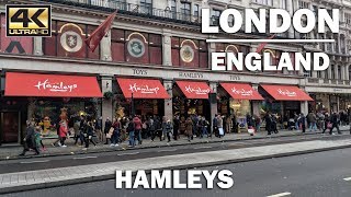 HAMLEYS TOY STORE Virtual Walk London England Store Tour [upl. by Calvina]