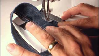 Jeans Hem Test with Wawak 80 Jeans Lee Gold Thread [upl. by Birgitta732]