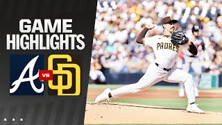 Braves vs Padres Game Highlights 71324  MLB Highlights [upl. by Dahc554]