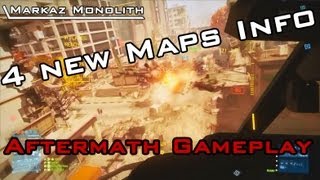 Battlefield 3 News  BF3 Aftermath DLC Gameplay amp All Map Details Information [upl. by Ecile]