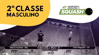 FINAL  2ª Classe Masculina 🏆 Campeonato Brasileiro de Squash 2020 [upl. by Enomis]