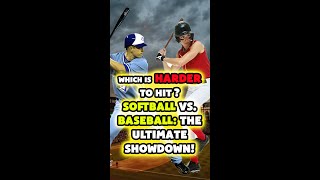 Which is Harder to Hit Softball vs Baseball The Ultimate Showdown [upl. by Atteloiv]