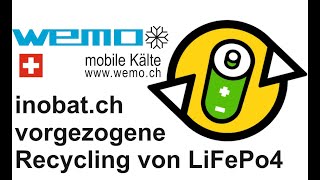 Inobat vorgezogene Recycling Gebühr auf LiFePO4 Entsorgung kosten [upl. by Cristen]