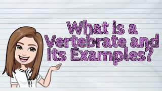 SCIENCE What is a Vertebrate and Its Examples  iQuestionPH [upl. by Joscelin629]