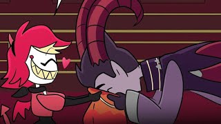 Hazbin Hotel Halloween Dub Niffty Is Nice To Adam For Once [upl. by Hassin]