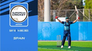 🔴 ECS Spain 2023  Day 18  T10 Live Cricket  European Cricket [upl. by Nemzaj]