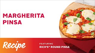 Rich Products Margherita Round Pinsa Recipe Video [upl. by Lightfoot]