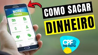 Como Sacar O Dinheiro Saldo Do Cpf na nota [upl. by Raviv777]