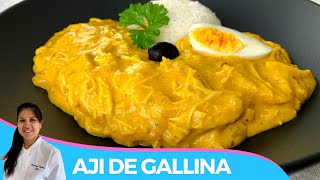 🇵🇪 AJI DE GALLINA POLLO  RECETA PERUANA  SUPER CREMOSA [upl. by Okimuy]