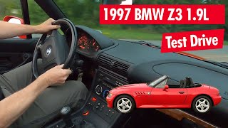 1997 BMW Z3 Roadster 19L  UnderRated and Under Priced Test Drive [upl. by Shaun207]