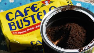 Cafe Bustelo Espresso Ground Coffee Packed Dark Roast Ground Coffee Coffee without Coffee Maker [upl. by Yankee]