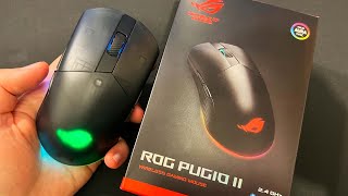 ROG PUGIO II Unboxing amp First Impressions [upl. by Pauiie]