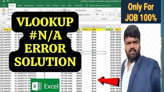 VLOOKUP Format Issue in excel  VLOOKUP Not Working  VLOOKUP NA Error Solution [upl. by Rowney]