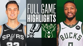 SPURS at BUCKS  FULL GAME HIGHLIGHTS  December 19 2023 [upl. by Neetsyrk468]