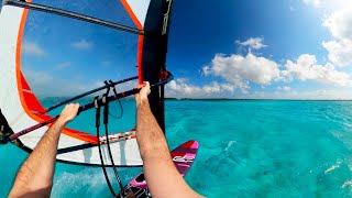 RAW POV Windsurfing  Lac bay Bonaire [upl. by Hultin]