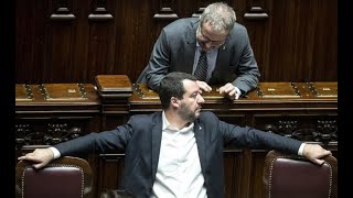 Salvini quotsilenziaquot i ribelli del Green Pass niente tv per Borghi stop Twitter per la DonatoE lui [upl. by Otina]