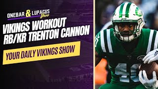 Vikings Workout RB Trenton Cannon [upl. by Asreht164]