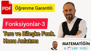 Fonksiyonlar3  Ters Fonksiyon ve Bileşke Fonksiyon  Öğrenme Garantili [upl. by Reggi]