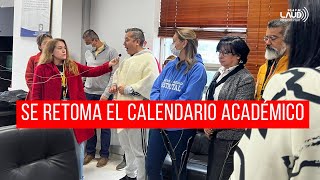 Levantamiento suspensión calendario académico [upl. by Irma]