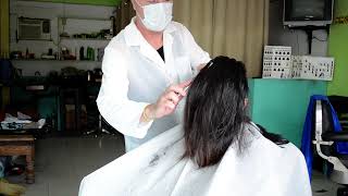 Ladys undershave and short bob cut FULL VIDEO ✂️ [upl. by Eseenaj367]