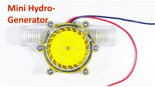 Mini HydroGenerator 12vDC 4K [upl. by Sachi]