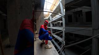 Spiderman parkour Free running pov 😂rooftopparkourfreerun parkourshortlife [upl. by Britteny]