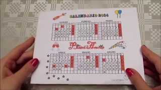 Come fare un calendario fai da te  Tutorial [upl. by Slade]